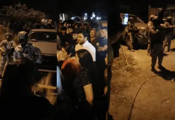 Militares disparan al aire y lanzan gas lacrimógeno a ciudadanos en Guamúchil tras intento de liberar a detenidos