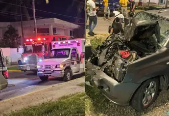 Accidente vehicular deja 5 lesionados en la zona de Cerritos de Mazatlán