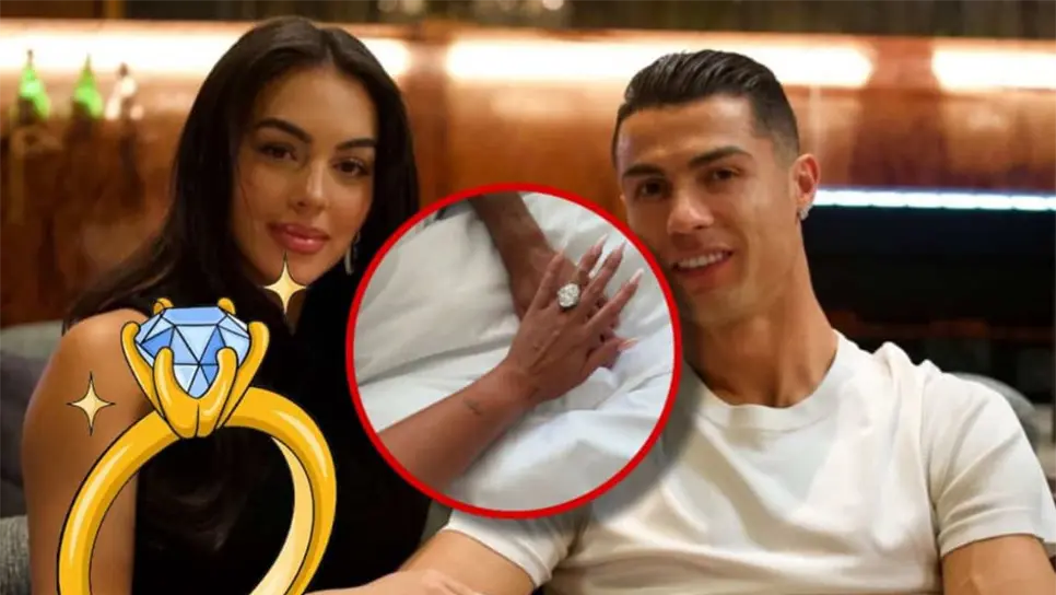 Cristiano Ronaldo se compromete con Georgina Rodríguez; presumen impresionante anillo