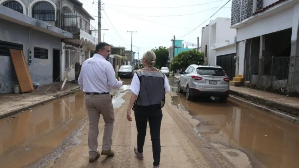 Concluye censo de familias afectadas por lluvias en Mazatlán; beneficiaran a 179 hogares