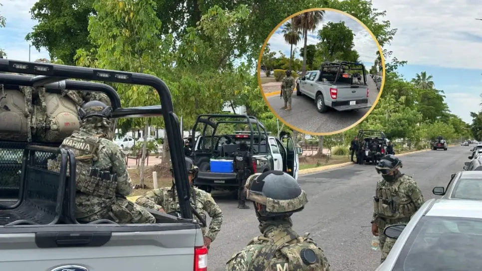 Sitiada la FGR en Los Mochis tras captura de "El Chendo" y "El Flaco" en operativo de Los Harfuch