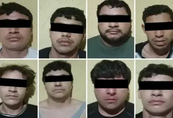 Detienen a 8 sicarios con Cuernos de Chivo, vehículos, equipo táctico y droga en El Tamarindo, Culiacán