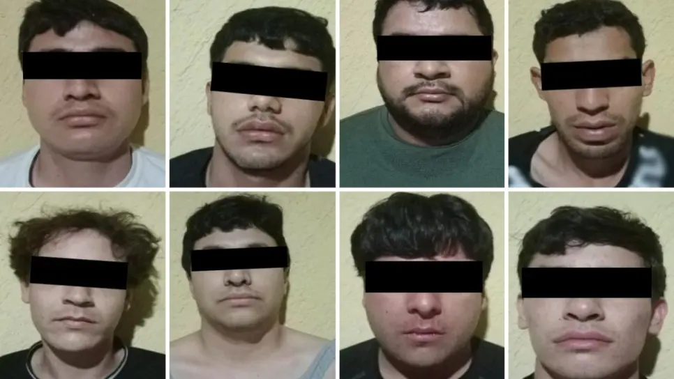 Detienen a 8 sicarios con Cuernos de Chivo, vehículos, equipo táctico y droga en El Tamarindo, Culiacán