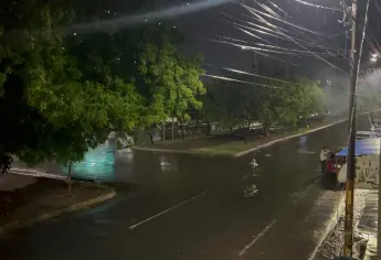 Llueve en algunos sectores de Culiacán este domingo, 10 de agosto