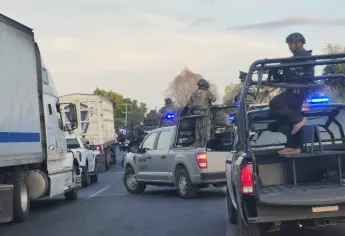 Aseguran a conductor tras persecución y choque en carretera México 15, en Los Mochis