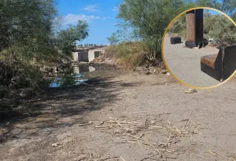 Tiran sala completa al drenaje pluvial de Topolobampo; ya buscan al dueño