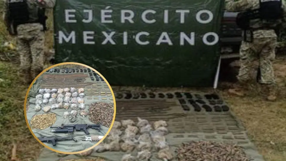 Militares detienen a dos hombres y un arsenal en operativos en San Ignacio