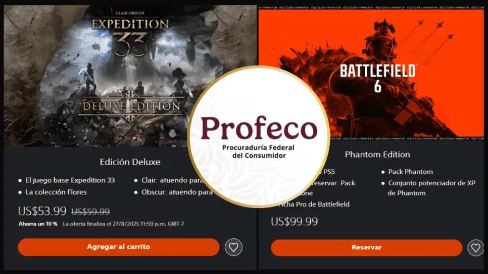 Profeco exhorta a Sony a exhibir sus precios en pesos en la PlayStation Store Profeco exhorta a Sony a exhibir sus precios en pesos en la PlayStation Store
