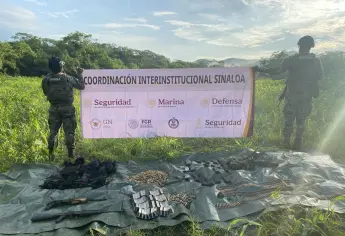 Navales aseguran más de 3 mil cartuchos útiles y equipo táctico en San Ignacio
