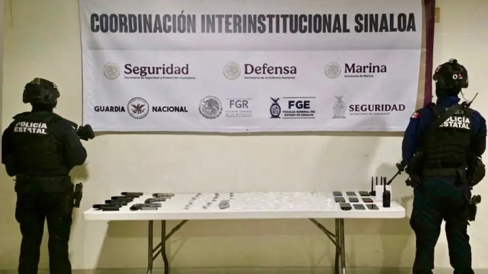 Aseguran siete pistolas tras la riña en el penal de Culiacán donde hubo 3 heridos