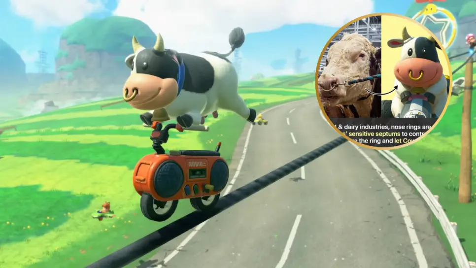 PETA exige a Nintendo cambiar el aspecto de este querido personaje de Mario Kart World