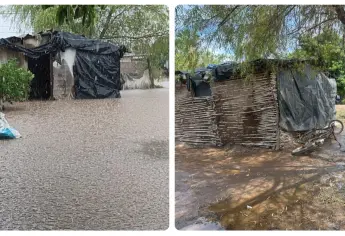Inundaciones en Higuera de Zaragoza afectan a más de 100 familias; alcalde entrega apoyos