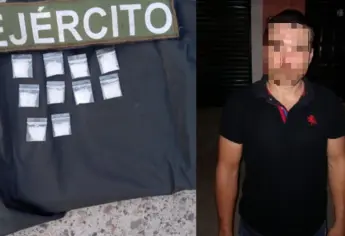 Detienen a un civil y aseguran drogas y municiones en distintos sectores en Culiacán
