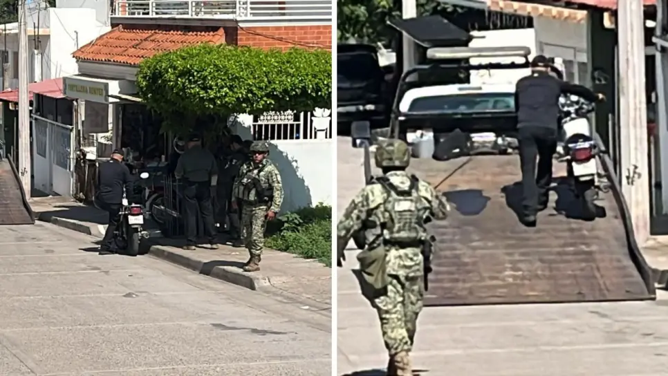 Sujetos armados levantan a un motociclista en la colonia 10 de Mayo en Culiacán