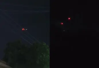 Helicóptero de las fuerzas armadas sobrevuela Culiacán en operativo nocturno