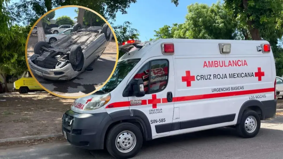 Vuelca conductora por el bulevar Chihuahuita en Los Mochis; así quedó tras el accidente Vuelca conductora por el bulevar Chihuahuita en Los Mochis; así quedó tras el accidente