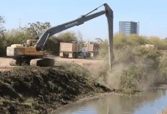 Ahome busca desazolvar Dren Juárez y laguna Santa María, para evitar inundaciones