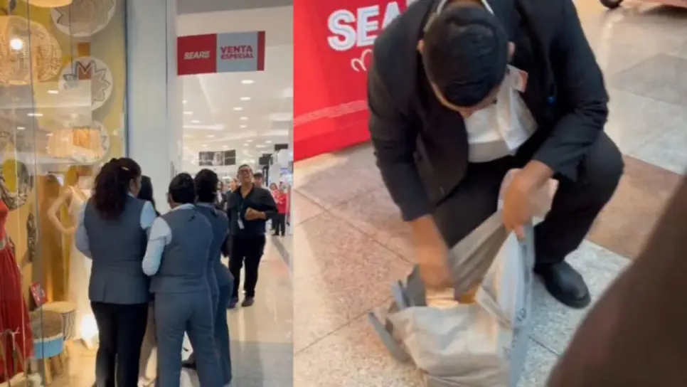 Sorprenden a joven con 17 perfumes robados | VIDEO