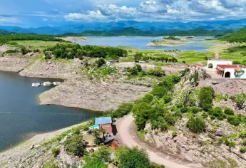 Así luce la presa Bacurato en Sinaloa; de las más beneficiadas con las recientes lluvias