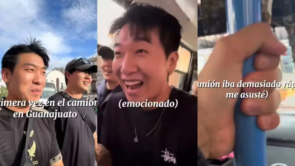 Coreanos se suben a camión urbano en México y viven toda una experiencia | VIDEO
