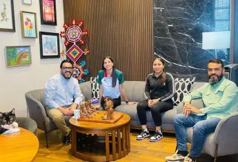 Juan de Dios Gámez se reúne con medallistas  Culiacanenses en Palacio Municipal
