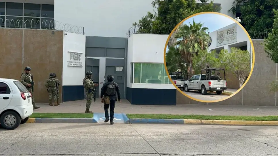 Marina y "Los Harfuch" sitian de nuevo la FGR en Los Mochis tras traslado de un detenido con armamento Marina y "Los Harfuch" sitian de nuevo la FGR en Los Mochis tras traslado de un detenido con armamento