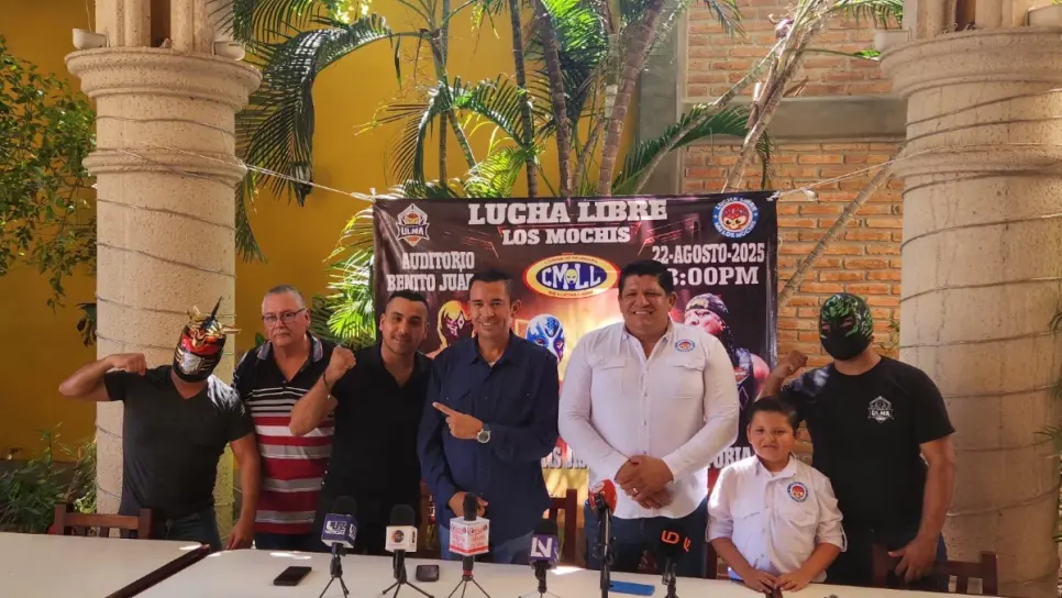Consejo Mundial de Lucha Libre regresa a Los Mochis con función estelar con causa