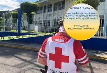 Prepa Zapata cancela clases matutinas por el asesinato de un policía afuera del plantel, en Culiacán