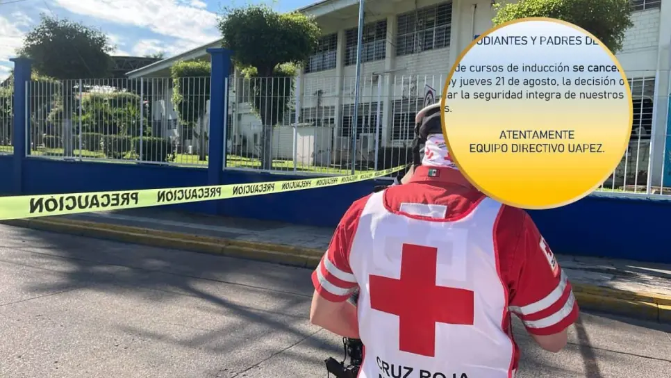 Prepa Zapata cancela clases matutinas por el asesinato de un policía afuera del plantel, en Culiacán