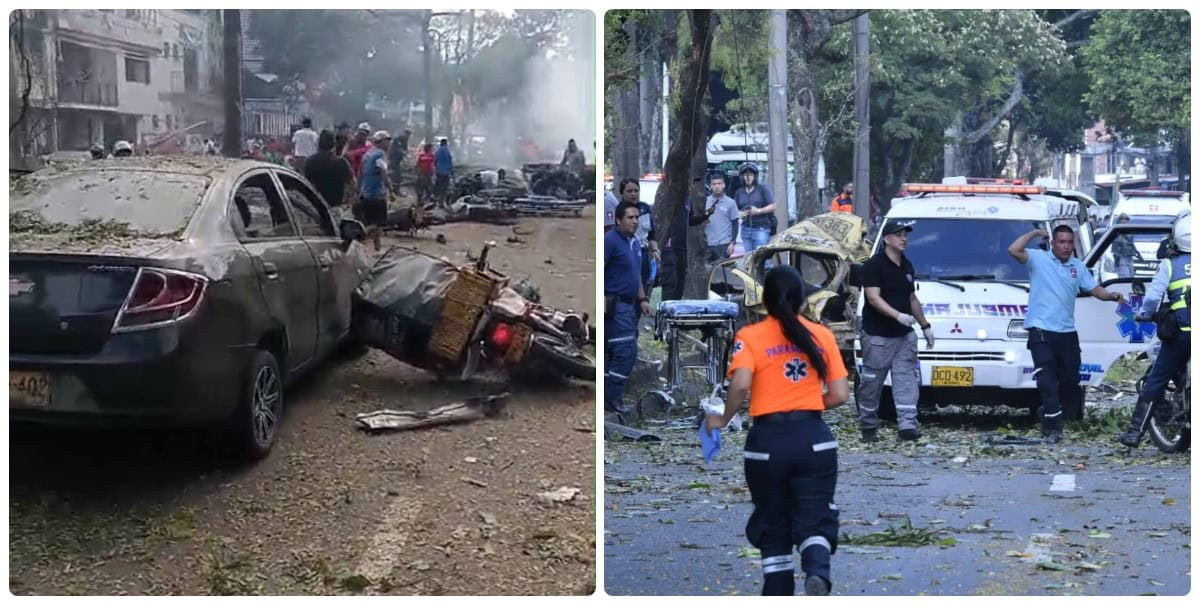 Día negro en Colombia: atacan con explosivos y derriban un helicóptero; hay 18 muertos