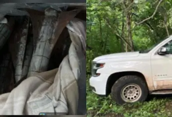 Militares aseguran camioneta blindada con explosivos en su interior en San Ignacio