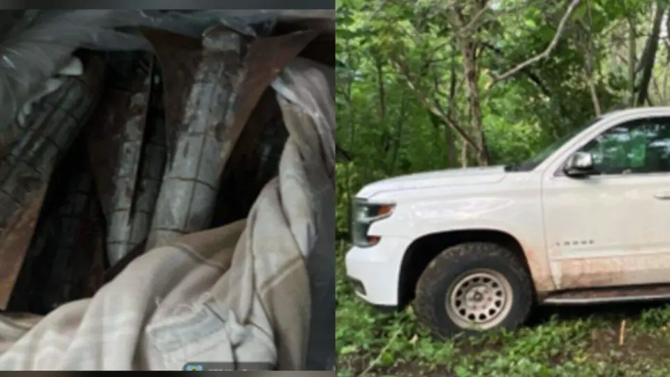 Militares aseguran camioneta blindada con explosivos en su interior en San Ignacio Militares aseguran camioneta blindada con explosivos en su interior en San Ignacio