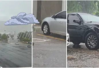 Torrenciales lluvias con tormenta eléctrica azota al norte de Sinaloa
