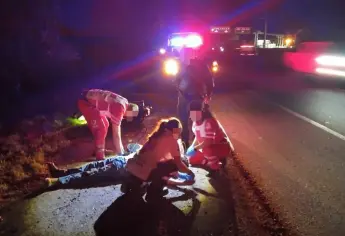 Muere motociclista tras accidentarse en la México 15 en Juan José Ríos