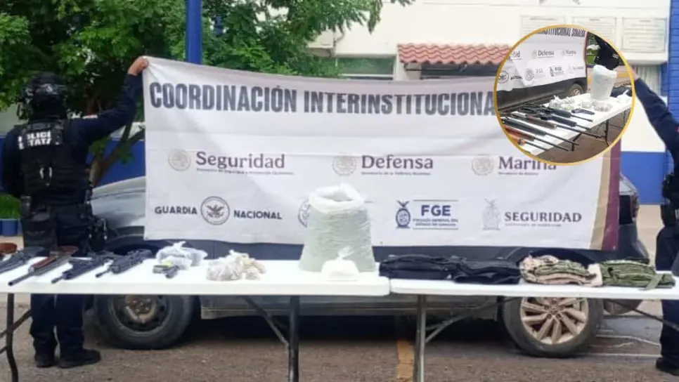 Aseguran un vehículo, rifles, pistolas y cargadores en Navolato Aseguran un vehículo, rifles, pistolas y cargadores en Navolato