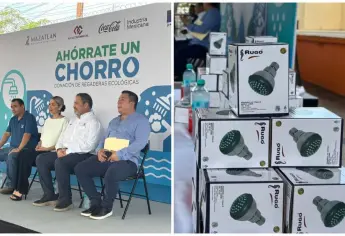 Arranca programa “Ahórrate un Chorro” con la entrega de regaderas ecológicas en Mazatlan 