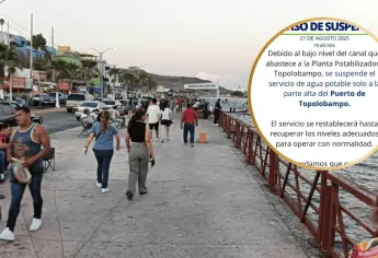 Topolobampo se queda sin agua potable, estas son las colonias afectadas