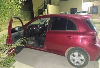 Localizan vehículo con una ametralladora y “ponchallantas” en su interior la Col. Albaterra, Culiacán