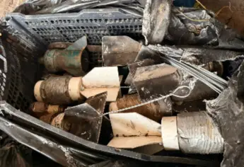 Aseguran y destruyen 16 artefactos explosivos en Culiacán