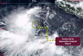 Se forma la depresión tropical Diez-E; ¿afectará a México?