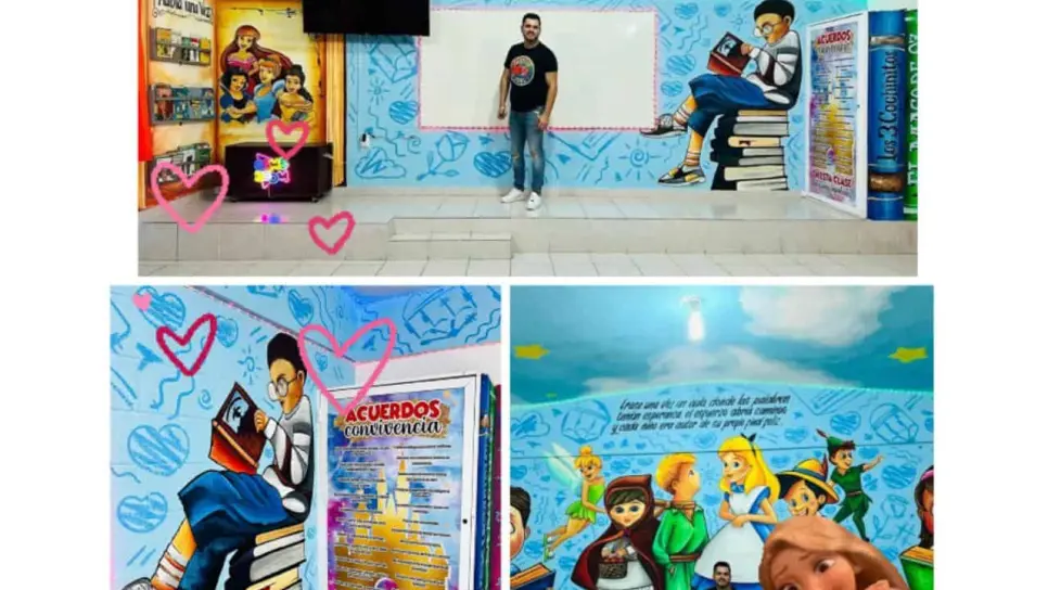 Un aula de magia y sueños: maestro en Mazatlán convierte su salón en un cuento de hadas para recibir a sus alumnos Un aula de magia y sueños: maestro en Mazatlán convierte su salón en un cuento de hadas para recibir a sus alumnos