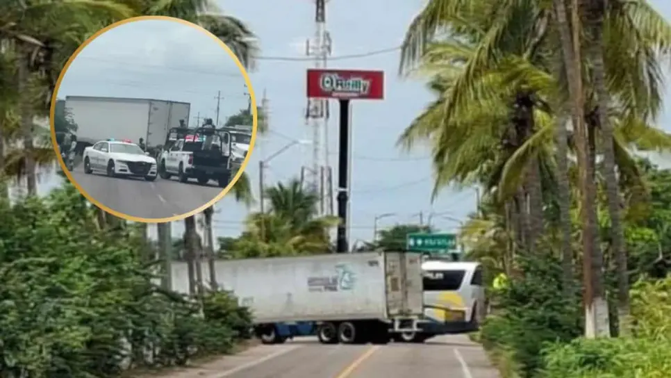 Civiles armados bloquean carreteras en Escuinapa por enfrentamientos