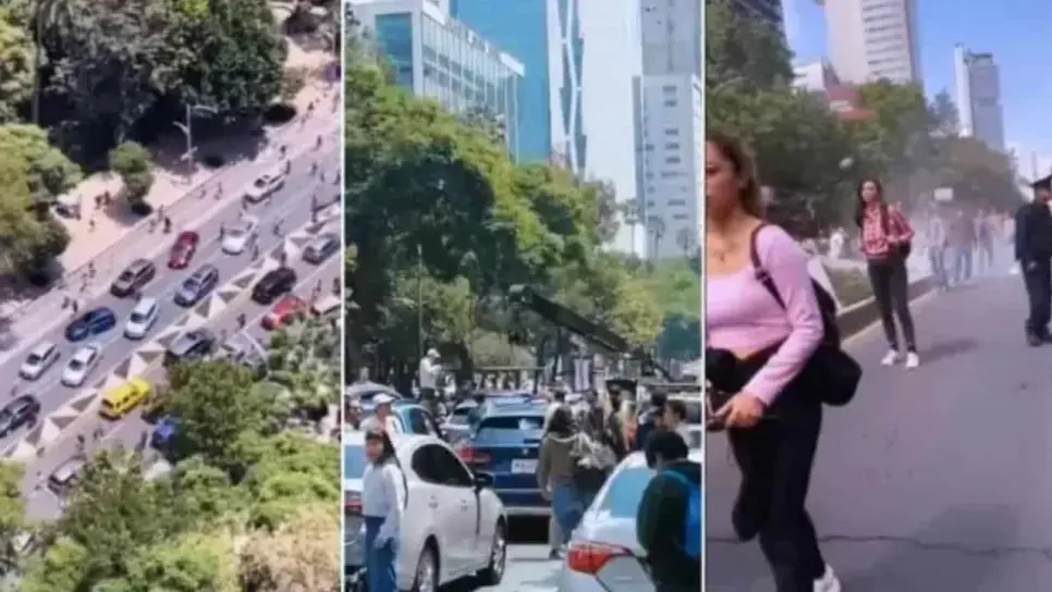 Filman Godzilla x Kong en la CDMX y el tráfico colapsa | VIDEO