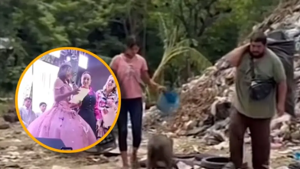 Miles festejan los XV años de Isela, la niña recolectora de basura a la que desairaron en su primera fiesta