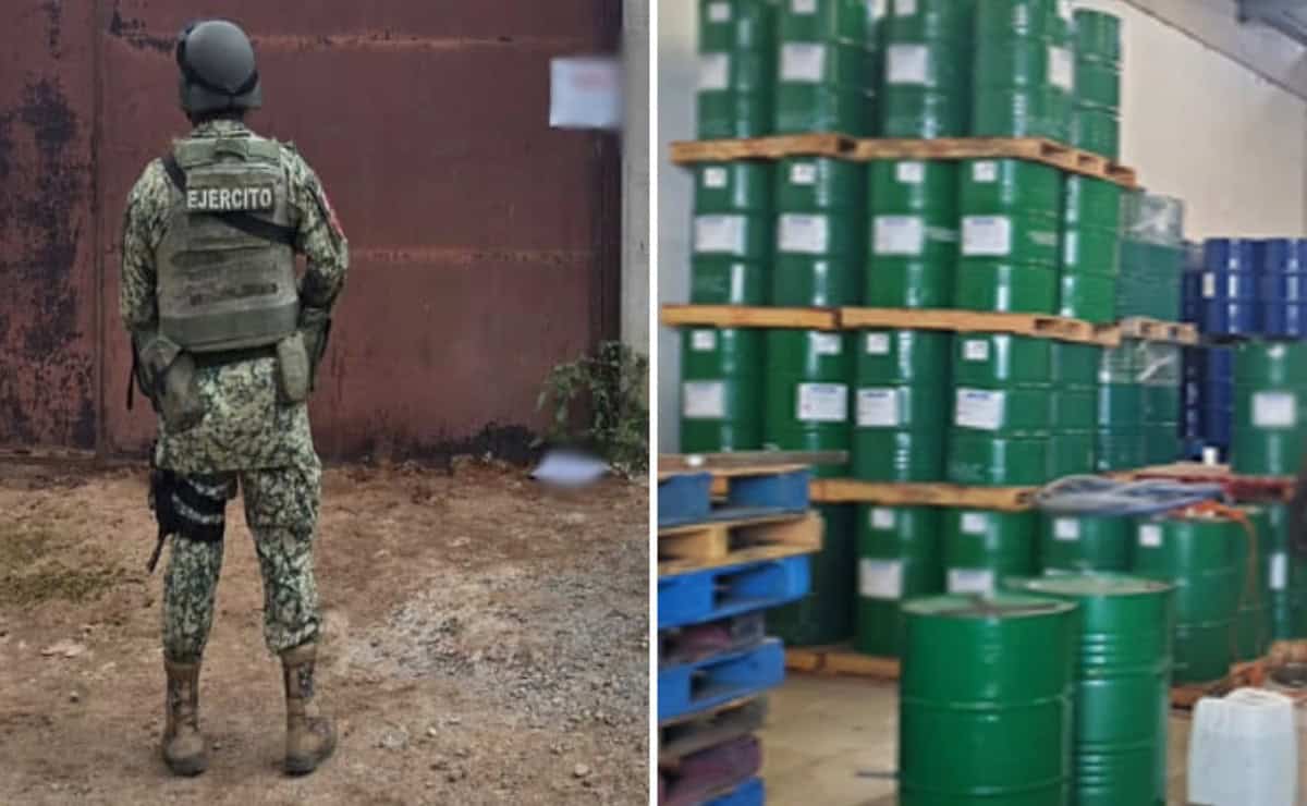 Aseguran más de una tonelada de metanfetamina, cocaína, químicos y vehículos en una bodega en Culiacán Aseguran más de una tonelada de metanfetamina, cocaína, químicos y vehículos en una bodega en Culiacán