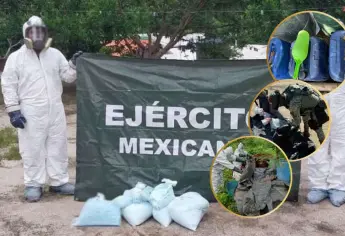 Aseguran más de 70 kilos de fentanilo y cocaína en Badiraguato
