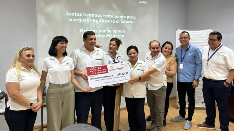 Farmacias Moderna dona más de 190 mil pesos a Conselva para captación de agua en Mazatlán; ¿En qué consiste? Farmacias Moderna dona más de 190 mil pesos a Conselva para captación de agua en Mazatlán; ¿En qué consiste?