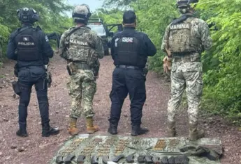 Marinos inhabilitan dos campamentos en Escuinapa donde encontraron bombas artesanales