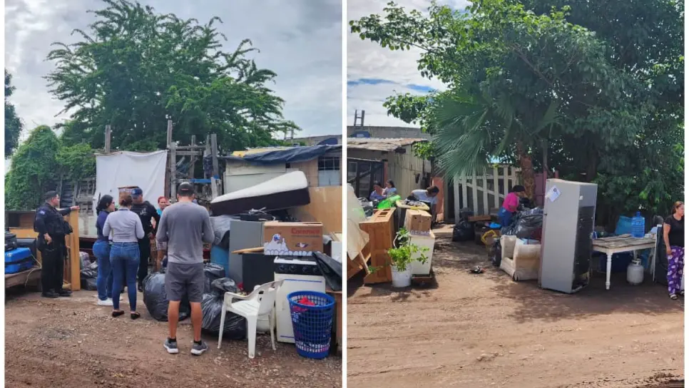 Desalojan de sus casas a tres familias en colonia de Los Mochis; vivían ahí desde hace 30 años Desalojan de sus casas a tres familias en colonia de Los Mochis; vivían ahí desde hace 30 años