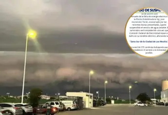 Tormenta deja sin agua potable a la zona sur de Los Mochis